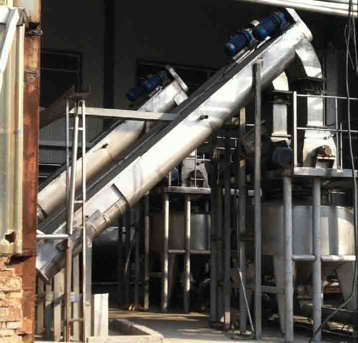 傾斜式螺旋輸送機