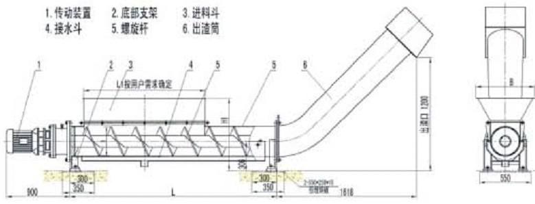 無軸螺旋輸送壓榨機(jī)